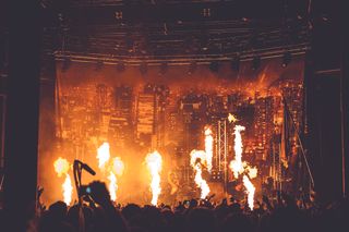 Parkway Drive’s stunning Roundhouse show in 2014. Yep, they definitely paid attention to Rammstein...