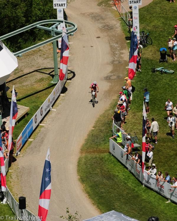 Meredith Miller (California Giant Berry) comes through the start/finish