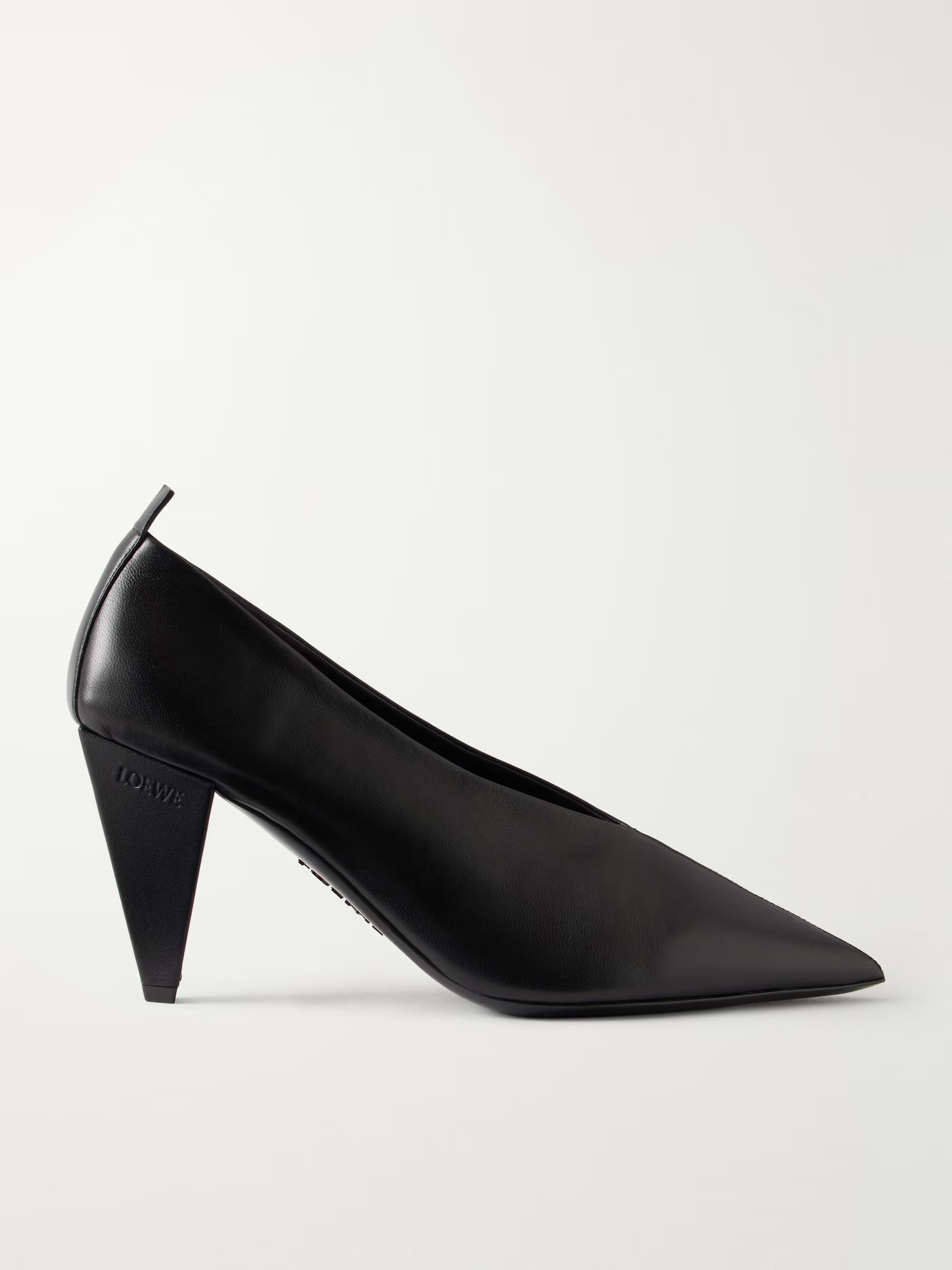 LOEWE, Origami Cubic 85 Leather Pumps