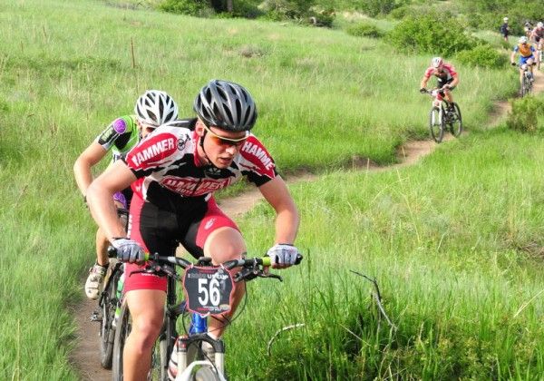 Mackey Franklin (Transparent Racing) on singletrack