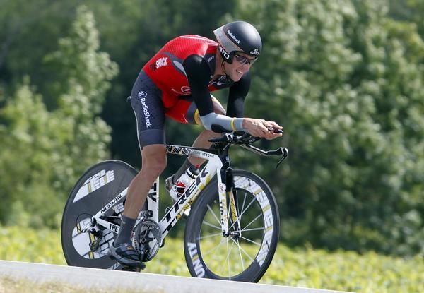 Lance Armstrong (Radioshack) suffered today