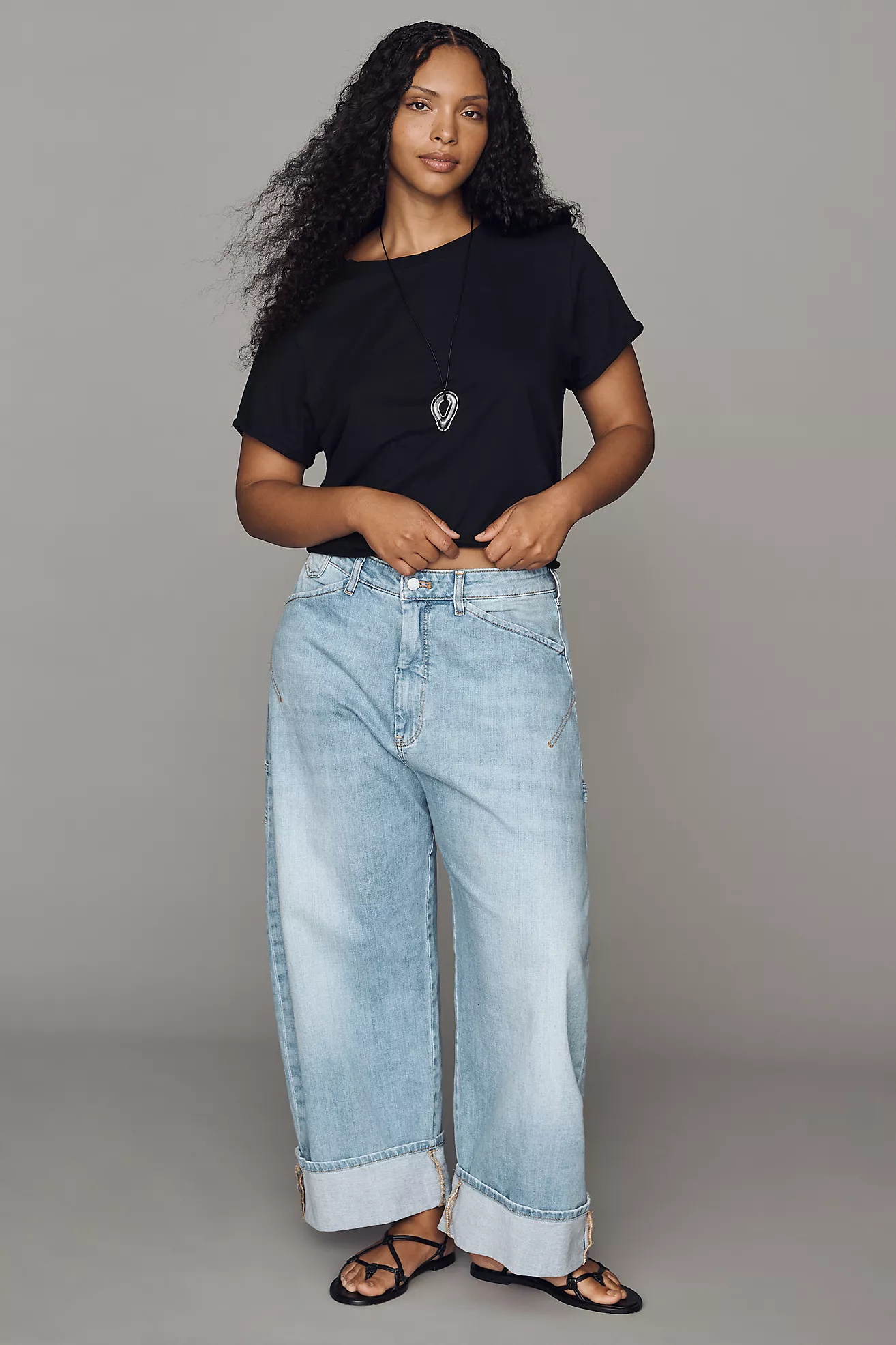 Pilcro Kayden High-Rise Carpenter Barrel  Jeans