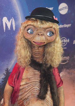 Heidi Klum dressed at E.T. for her 2024 Halloween costume