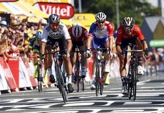 Peter Sagan (Bora-Hansgrohe) wins stage 2 at the Tour de France