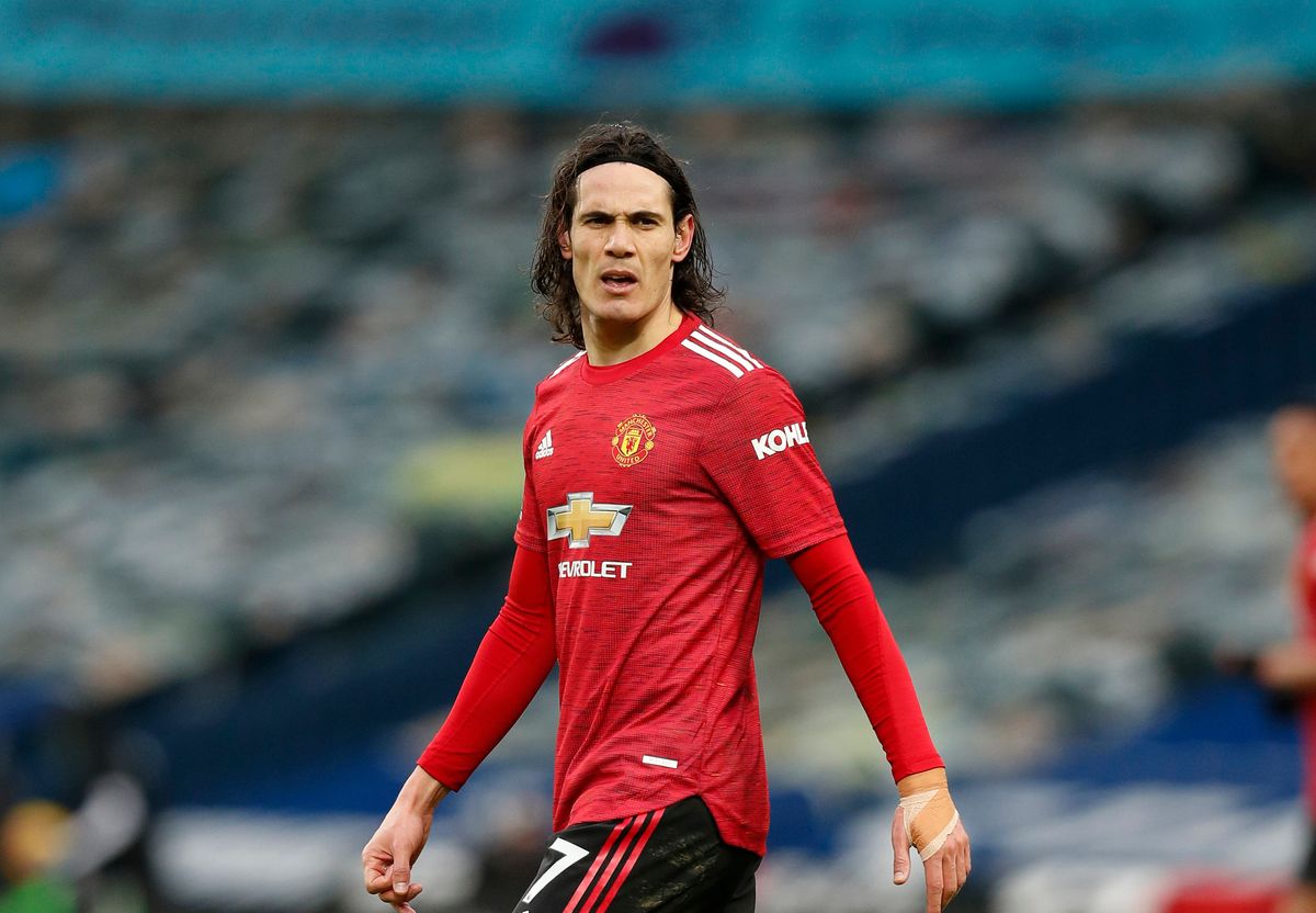 Edinson Cavani of Manchester United during the Premier League match at The Hawthorns, West Bromwich. Picture date: 14th February 2021.