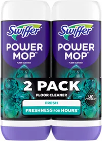 Swiffer PowerMop Floor Cleaning Solution, 25.3 fl oz, 2 Pack