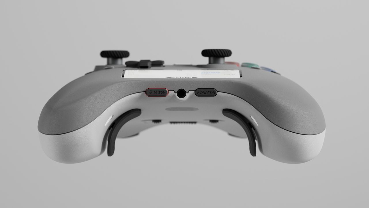 Genki's new controller about to go live on Kickstarter with a screen in the middle.