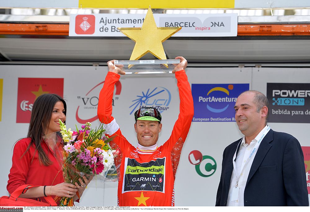 Tom Danielson (Cannondale-Garmin) wins the mountain classification
