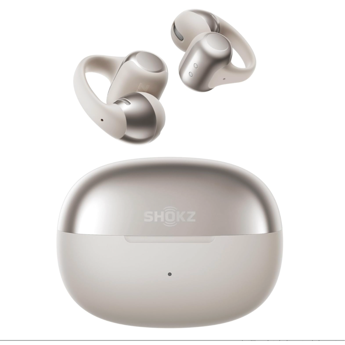 Shokz grey headphones