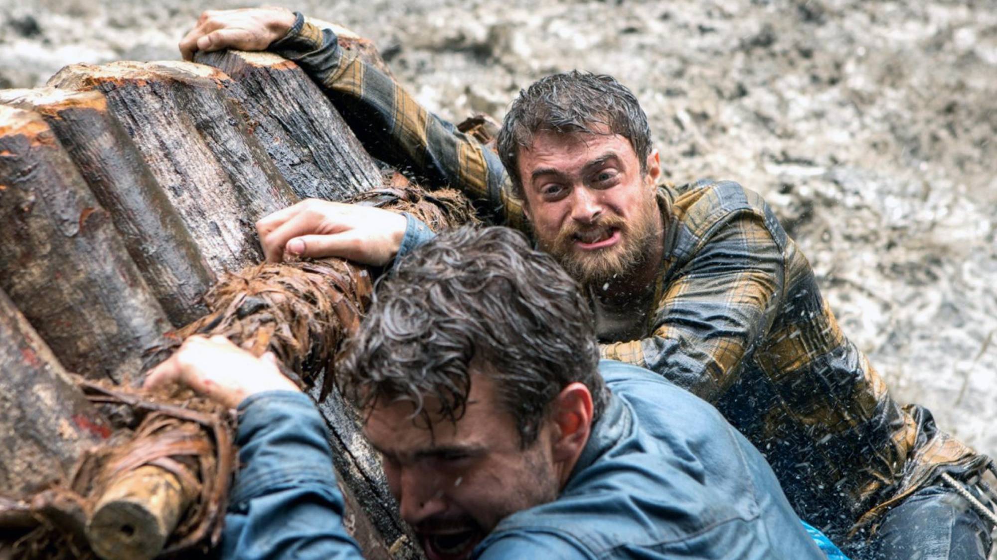 Daniel Radcliffe as Yossi Ghinsberg in "Jungle" now streaming for free on Prime Video