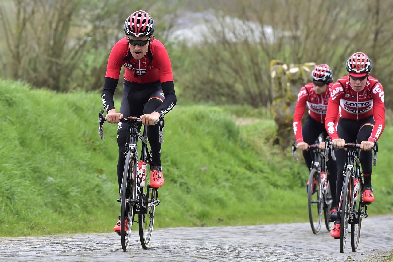 Lotto Soudal on the cobbles