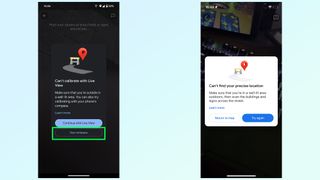 how to calibrate google maps screenshots on Android and iOS