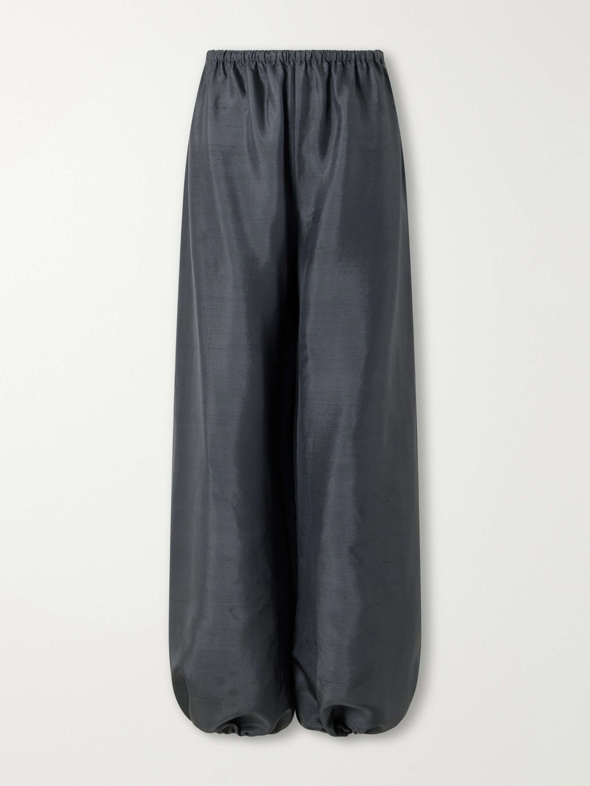 Tussah Silk Balloon Pants