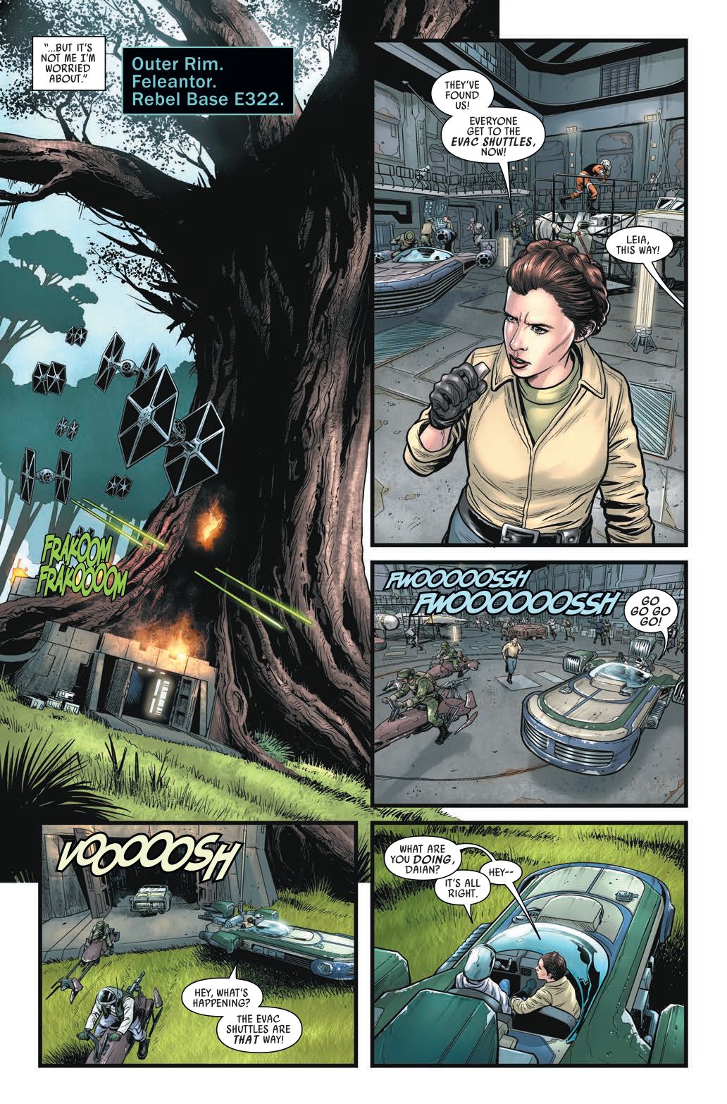 Pages from Star Wars: Darth Vader #50.