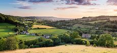 Slad Valley Stroud Gloucestershire Cotswold; Cotswolds Area of Outstanding Natural Beauty;