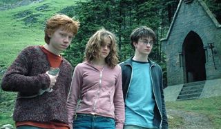 Rupert Grint Emma Watson Daniel Radcliffe in Harry Potter and the Prisoner of Azkaban