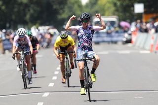 Valentina Scandolara (Roxsolt Attaquer) is thrilled to have defended her overall title at the 2019 Bay Crits in Williamstown