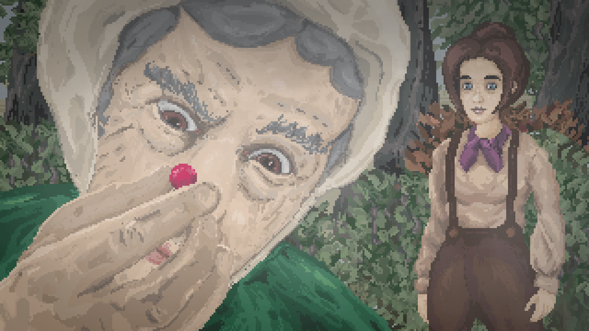 The Excavation of Hobb's Barrow adventure game pixel art