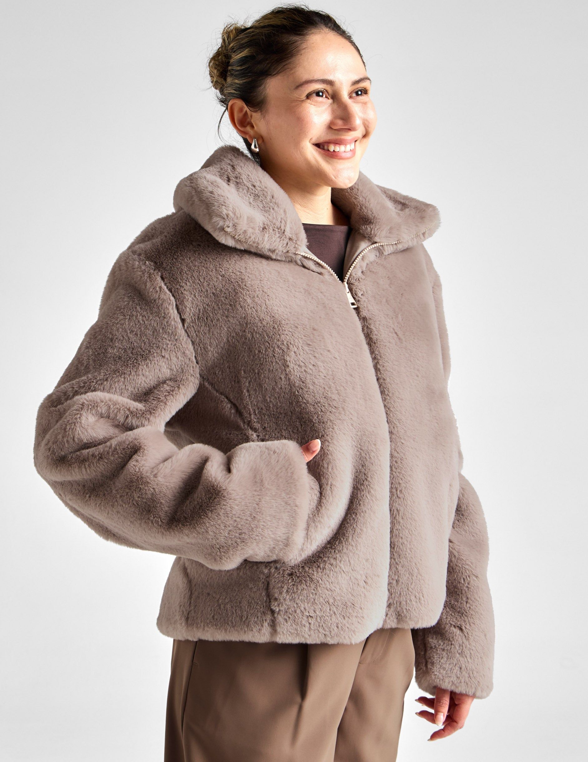 On the List Faux Fur Jacket