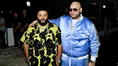 Fat Joe and DJ Khaled attend SHOP.COM & Haute Living's celebration of the release of "Family Ties"
