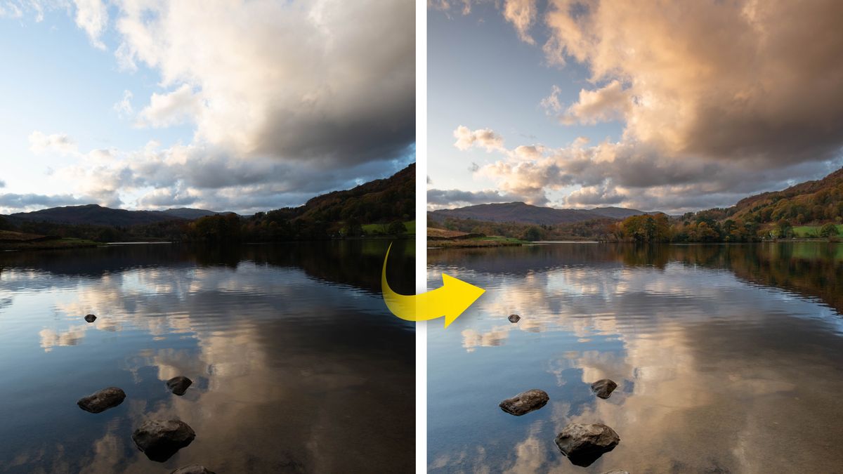 How to use Lightroom Classic tame bright skies with the Graduated