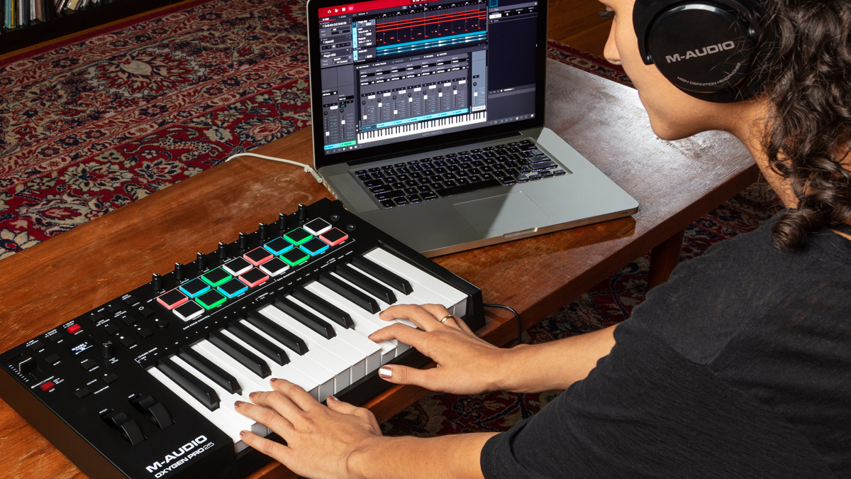 M-Audio's Oxygen Pro MIDI keyboards offer smart features and