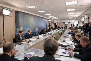 Meeting on Developing Russia's Space Sector