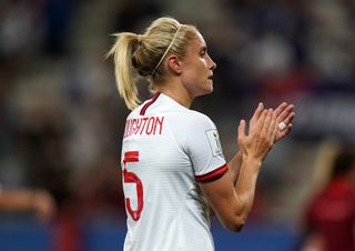 Skipper Steph Houghton has been left out due to injury (John Walton/PA).