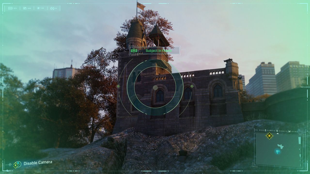 Spider-Man Secret Photo Op of a castle