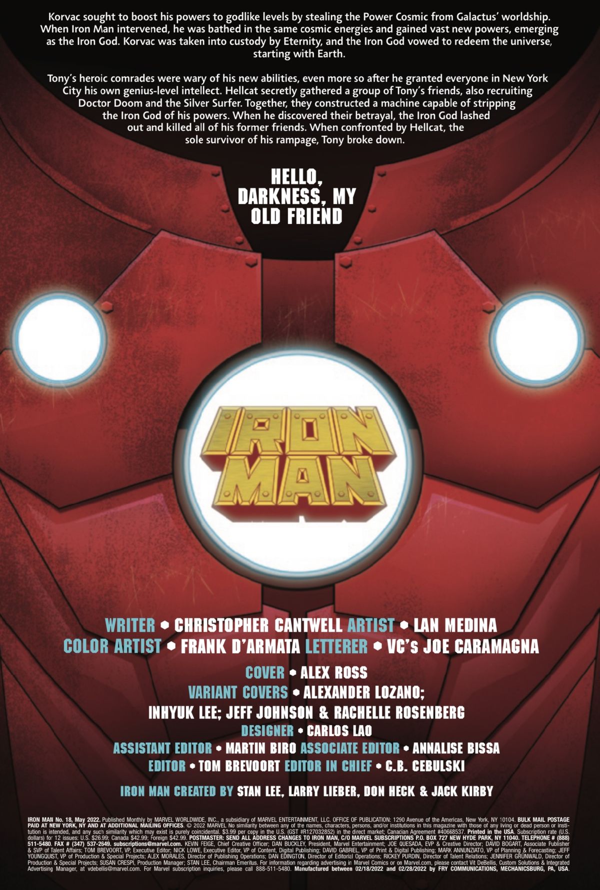 Iron Man #18 page