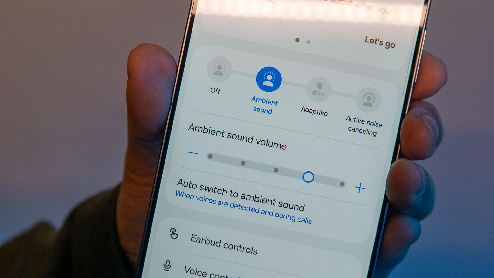 Samsung Galaxy Buds 4 audio settings