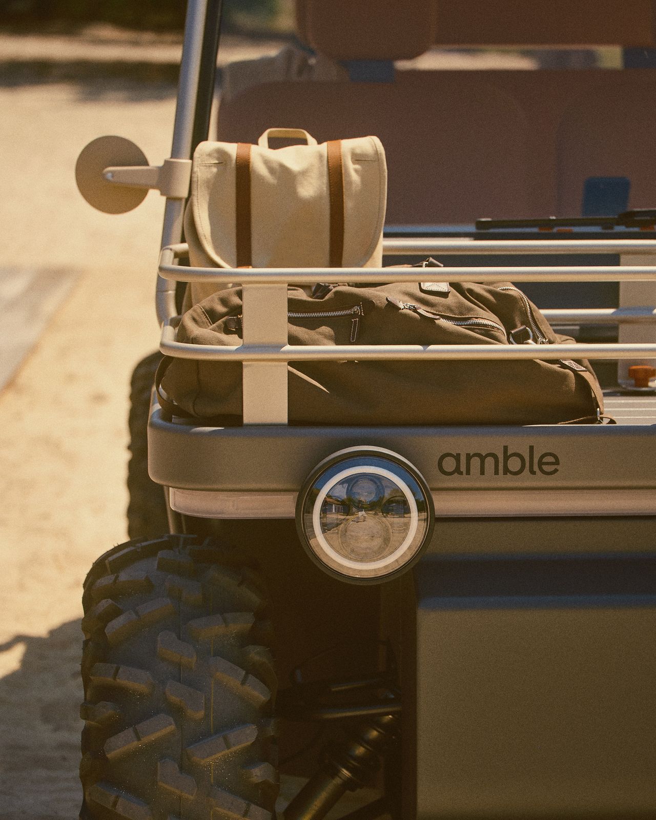 Design details of the Amble One buggy