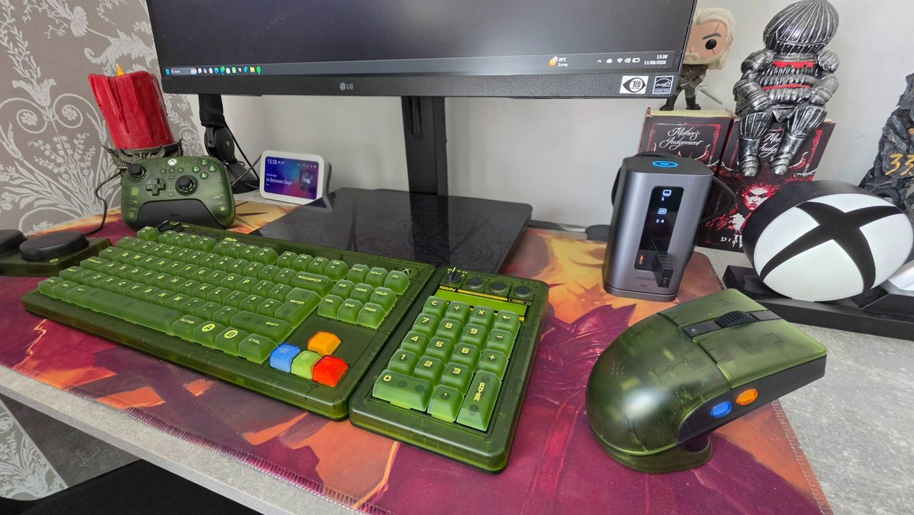 Green keyboard