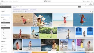 Getty Images - search page show photos of summer dresses
