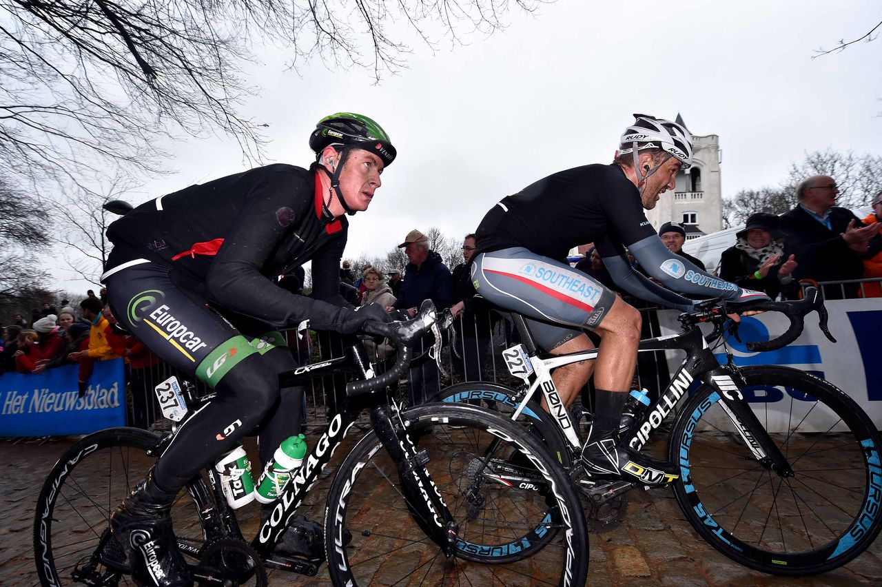 Alexandre Pichot (Europcar) and Eugert Zhupa (Southeast)