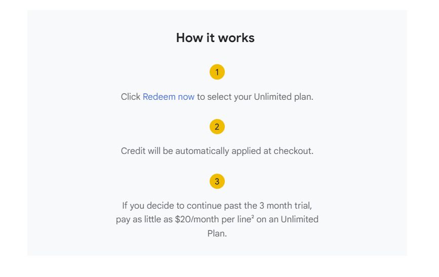 Google Maps offer for free Google Fi