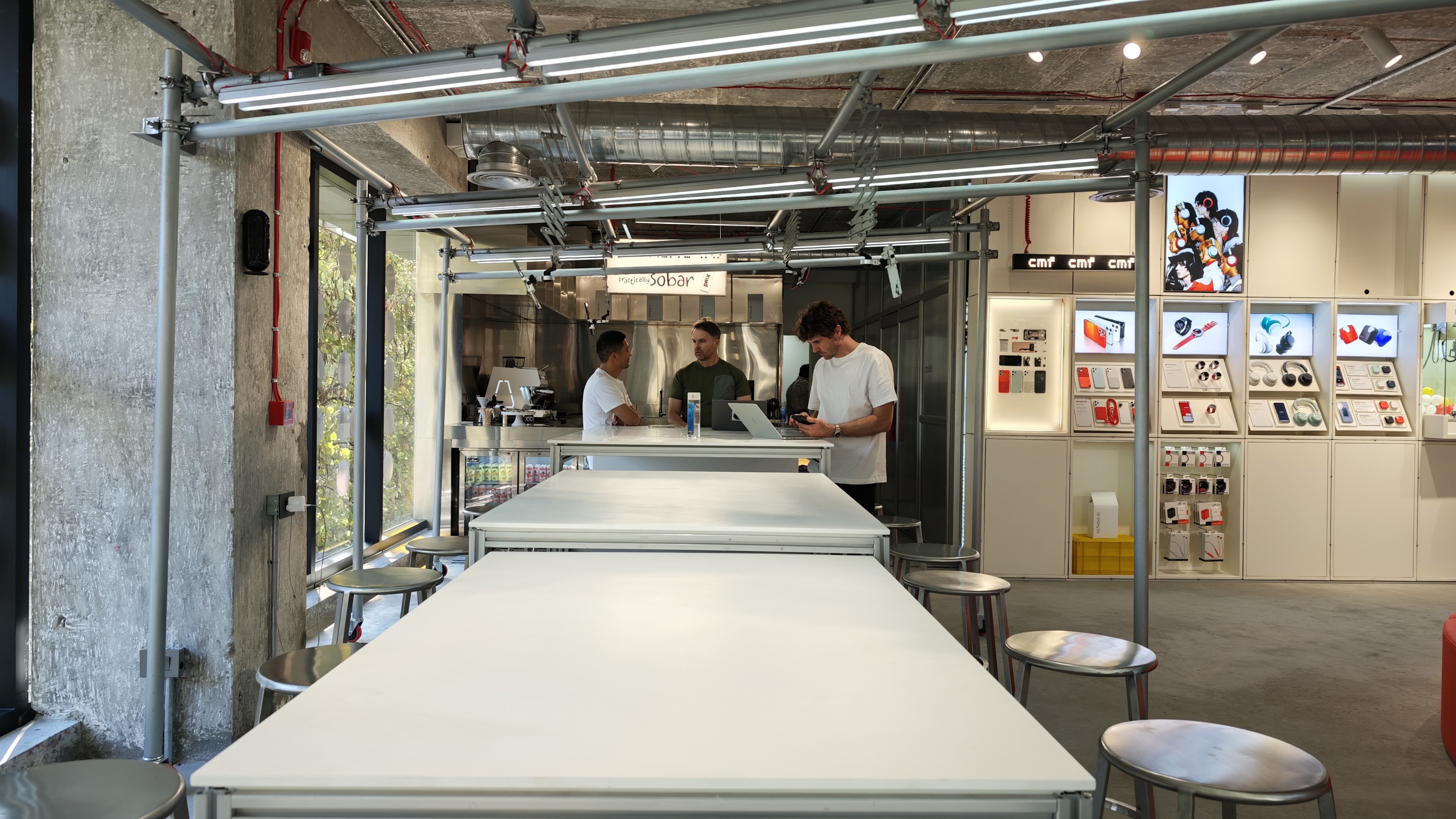 Photos of Nothing's retail store in Bengaluru, India