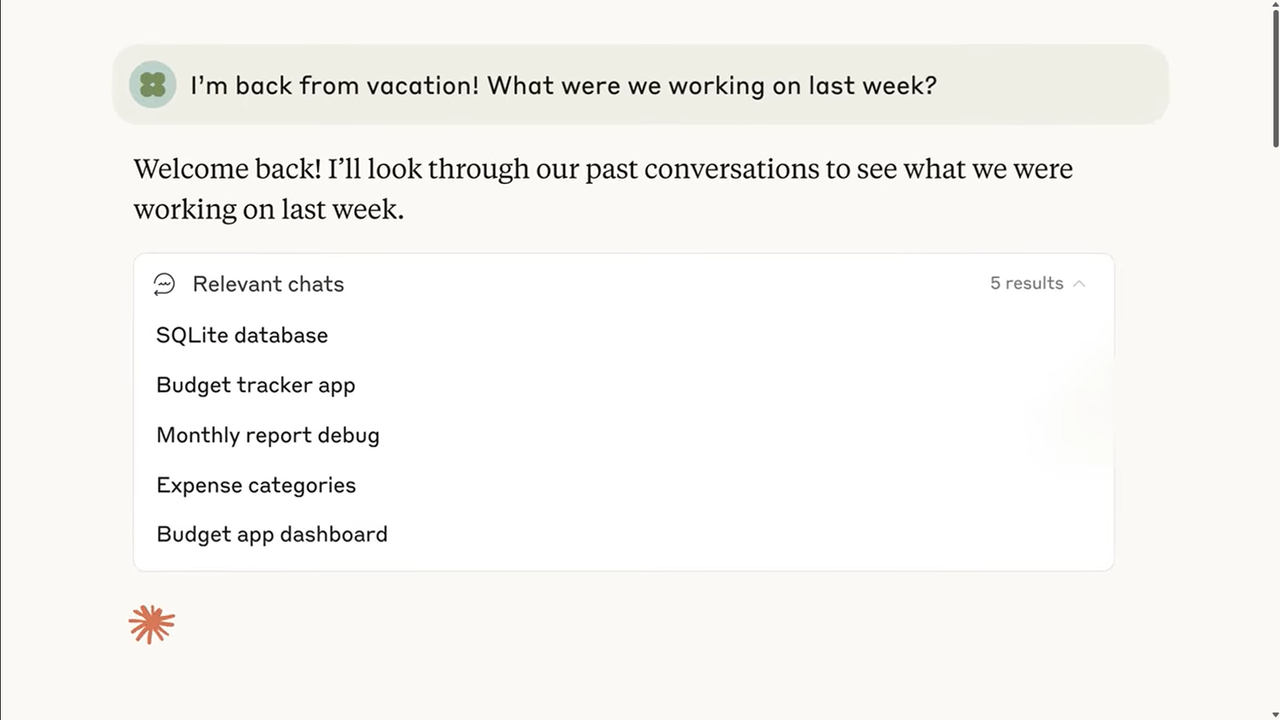 You can now give Claude access to memories of previous conversations, but only if you want to