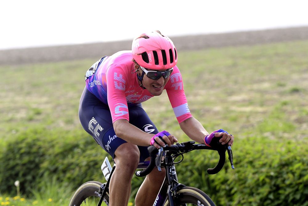 Alberto Bettiol (EF Education First) time trials to victory at the Tour of Flanders