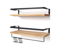 Floating Wooden Kitchen Shelves: RRP: £17.10 at Amazon