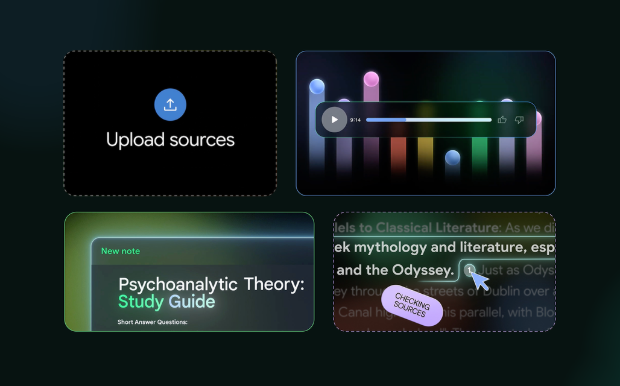 A screenshot of NotebookLM