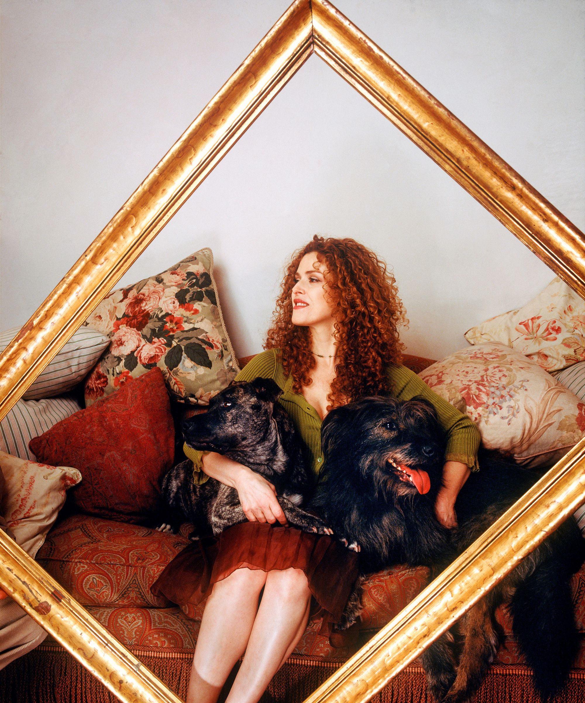 bernadette peters in her living room