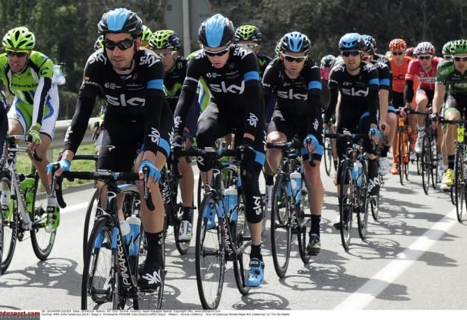 The Team Sky train