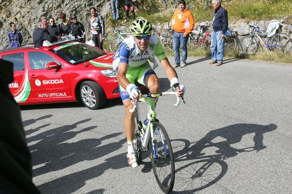 Paolo Longo Borghini (Liquigas - Cannondale) on a climb