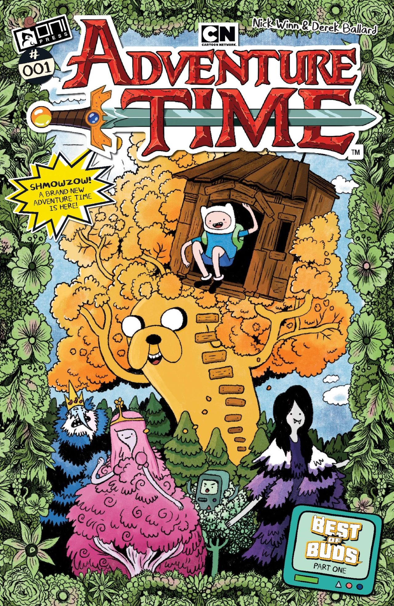 Adventure Time #1 cover D by Tillie Walden.