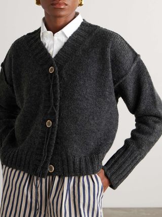 Knitted Wool Cardigan