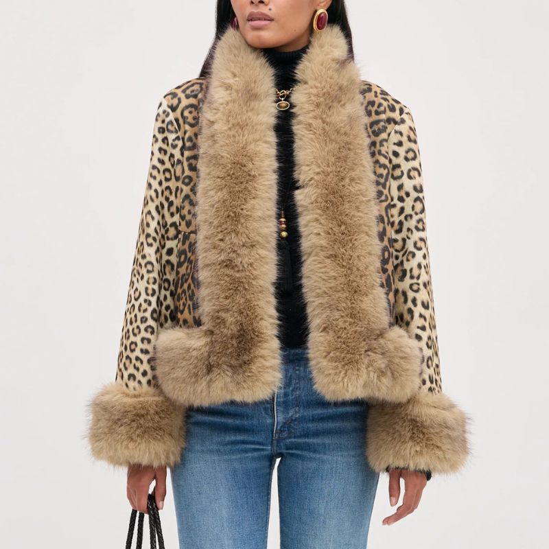 RIXO , Jorgia Cotton Velvet Jacket
