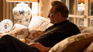 Ed O'Neill as Donald Sterling on the couch in Clipped episode 2