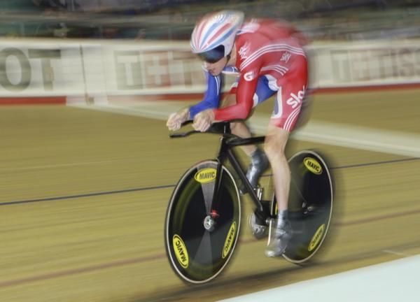 Geraint Thomas (GB) in good form in the pursuit