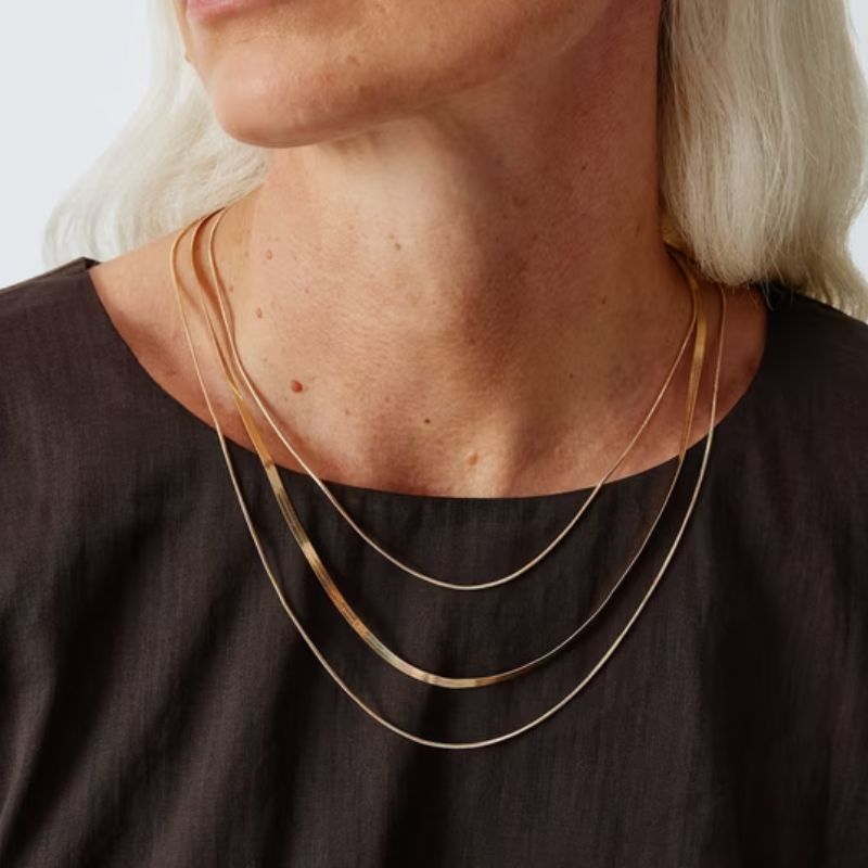 John Lewis, layered chain necklace
